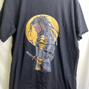 Men's Black Warrior Graphic Tee